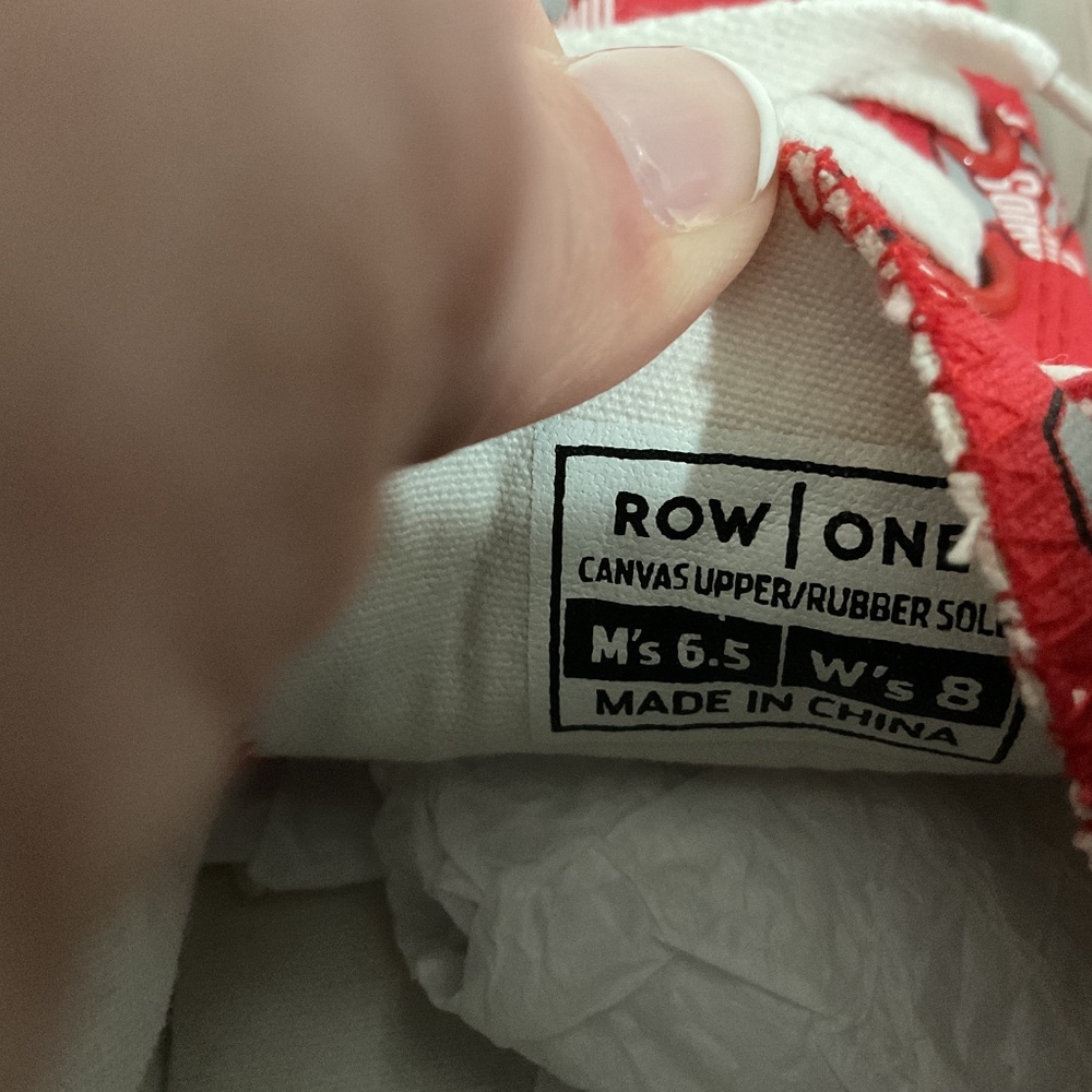 Ohio State Buckeyes Canvas Tennis Shoes, Women’s Size 8 - Picture 7 of 7